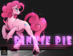 Size: 3017x2313 | Tagged: safe, artist:phoeberia, pinkie pie, earth pony, pony, cloven hooves, female, mare, smiling, solo