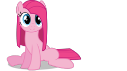 Size: 1536x864 | Tagged: safe, artist:scrapplejack, pinkie pie, earth pony, pony, .svg available, cute, cuteamena, looking at you, pinkamena diane pie, simple background, solo, svg, transparent background, vector