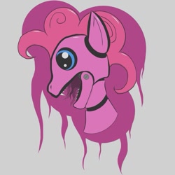 Size: 639x639 | Tagged: safe, artist:will.p, pinkie pie, earth pony, pony, animatronic, bust, portrait, solo