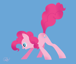 Size: 949x806 | Tagged: safe, artist:nemovonsilver, pinkie pie, earth pony, pony, explicit source, female, mare, pink coat, pink mane, solo