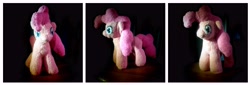 Size: 7224x2464 | Tagged: safe, artist:finalaspex, pinkie pie, handmade, irl, photo, plushie, solo