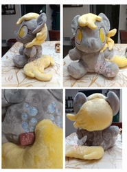 Size: 796x1076 | Tagged: safe, artist:sew_adorkable, derpy hooves, pegasus, embroidery, irl, photo, plushie, solo