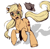 Size: 650x640 | Tagged: safe, artist:samonferrari, applejack, earth pony, pony, applejack's hat, blonde, blonde mane, blonde tail, female, green eyes, mare, orange coat, solo