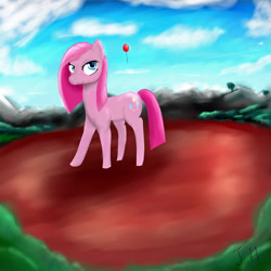 Size: 3000x3000 | Tagged: safe, artist:dashy21, pinkie pie, earth pony, pony, balloon, pinkamena diane pie, solo