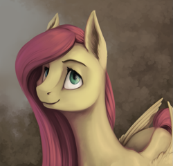Size: 801x768 | Tagged: safe, artist:28gooddays, fluttershy, pegasus, pony, smiling, solo