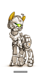 Size: 4320x7680 | Tagged: safe, artist:tenart, applejack, earth pony, pony, absurd resolution, solo, titanfall