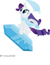 Size: 6655x8650 | Tagged: safe, artist:livehotsun, rarity, pony, unicorn, absurd resolution, clothes, gem, hat, scarf, simple background, snowboarding, solo, transparent background