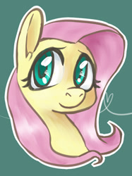 Size: 609x814 | Tagged: safe, artist:whale, fluttershy, pegasus, pony, female, mare, smiling, solo