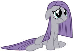 Size: 1024x741 | Tagged: safe, artist:blah23z, edit, maud pie, pinkie pie, earth pony, pony, pinkamena diane pie, recolor, sad, simple background, solo