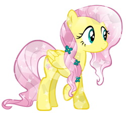 Size: 3546x3165 | Tagged: dead source, safe, artist:kibbiethegreat, fluttershy, crystal pony, pegasus, pony, crystallized, simple background, solo, transparent background, vector