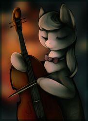 Size: 800x1108 | Tagged: safe, artist:toshf, artist:wildwolftoshi, octavia melody, earth pony, pony, cello, musical instrument