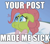 Size: 438x389 | Tagged: safe, pinkie pie, earth pony, pony, caption, image macro, meme, puffy cheeks, pukie pie, reaction image, sick, vomiting