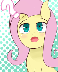 Size: 640x800 | Tagged: safe, artist:flutteriot, fluttershy, pegasus, pony, female, mare, pink mane, solo, yellow coat