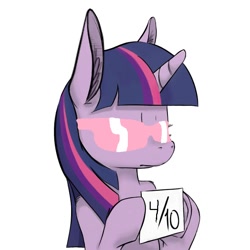 Size: 700x700 | Tagged: safe, artist:php2, derpibooru import, edit, twilight sparkle, 10/10, bret hart, ear fluff, female, simple background, solo, sunglasses, white background, wwe