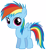Size: 3263x3563 | Tagged: safe, artist:atomicgreymon, derpibooru import, rainbow dash, pegasus, pony, artifact, cute, dashabetes, female, filly, filly rainbow dash, looking at you, simple background, smiling, solo, transparent background, vector, wings, younger