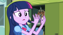 Size: 1366x768 | Tagged: safe, derpibooru import, screencap, twilight sparkle, equestria girls, >no hooves, horrified, no hooves, solo