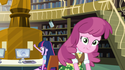 Size: 1366x768 | Tagged: safe, derpibooru import, screencap, cheerilee, twilight sparkle, equestria girls