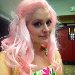 Size: 640x640 | Tagged: safe, artist:shelbeanie, fluttershy, human, bronycon, bronycon 2015, clothes, cosplay, female, irl, irl human, photo