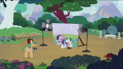 Size: 1920x1080 | Tagged: safe, screencap, rarity, snapshot, sweetie belle, pony, unicorn, forever filly