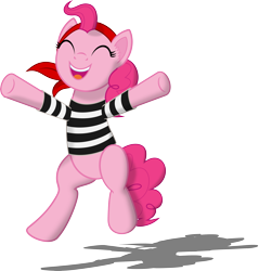 Size: 4773x5000 | Tagged: safe, artist:age3rcm, pinkie pie, earth pony, pony, absurd resolution, bandana, comic, female, mare, pirate, simple background, solo, transparent background, vector