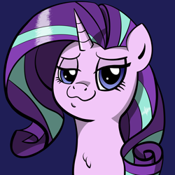 Size: 6000x6000 | Tagged: safe, artist:naen, rarity, starlight glimmer, unicorn, :3, alternate hairstyle, palette swap, recolor, smug, smuglight glimmer, solo