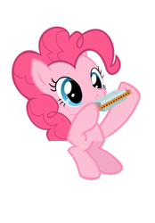 Size: 713x1024 | Tagged: safe, artist:orenero, edit, pinkie pie, earth pony, pony, swarm of the century, female, harmonica, mare, musical instrument, not salmon, simple background, solo, transparent background, vector, wat