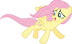 Size: 1120x695 | Tagged: safe, fluttershy, pegasus, pony, .svg available, cute, shyabetes, simple background, solo, svg, transparent background, vector