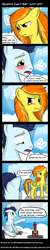 Size: 1400x7000 | Tagged: safe, artist:lilmisswaffles, derpibooru import, soarin', spitfire, blushing, comic, implied