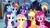 Size: 1920x1080 | Tagged: safe, derpibooru import, screencap, applejack, fluttershy, king sombra, pinkie pie, rainbow dash, rarity, twilight sparkle, twilight sparkle (alicorn), alicorn, earth pony, pegasus, pony, unicorn, the beginning of the end, canterlot throne room, crystal, cute, dark crystal, discovery family logo, female, floppy ears, mane six, mare, shyabetes