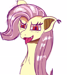 Size: 2587x2872 | Tagged: safe, artist:chapaevv, fluttershy, pegasus, pony, female, flutterbat, mare, solo