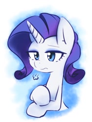 Size: 768x1024 | Tagged: safe, artist:akainu_pony, rarity, pony, unicorn, bust, portrait, solo