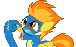 Size: 5000x3113 | Tagged: safe, artist:realboser, derpibooru import, spitfire, absurd resolution, simple background, transparent background, vector