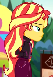 Size: 339x487 | Tagged: safe, screencap, sunset shimmer, better together, equestria girls, sunset's backstage pass!, cropped, solo