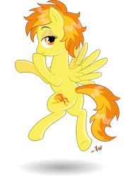 Size: 3335x4756 | Tagged: safe, artist:anders-art, derpibooru import, spitfire, simple background, solo, transparent background, vector