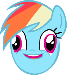 Size: 680x760 | Tagged: safe, artist:animusvox, derpibooru import, rainbow dash, pegasus, pony, are you a wizard, derp, female, mare, rainbow derp, simple background, solo, transparent background, wat