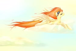 Size: 3000x2000 | Tagged: safe, artist:edahi, derpibooru import, spitfire, pegasus, pony, female, high res, mare, two toned mane, wings, yellow coat