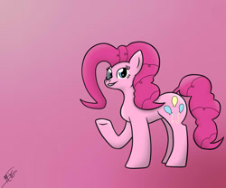 Size: 1200x1000 | Tagged: safe, artist:mks, pinkie pie, earth pony, pony, female, mare, solo