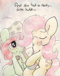 Size: 690x867 | Tagged: safe, artist:slightlyshade, fluttershy, tree hugger, pegasus, pony, blushing, bong, drugs, flutterhigh, high, marijuana, traditional art, tree stoner