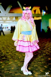 Size: 640x960 | Tagged: safe, artist:anonpencil, fluttershy, human, bronycon, clothes, cosplay, irl, irl human, photo