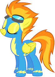 Size: 2950x4169 | Tagged: safe, artist:baumkuchenpony, derpibooru import, spitfire, .svg available, clothes, simple background, transparent background, uniform, vector, wonderbolts