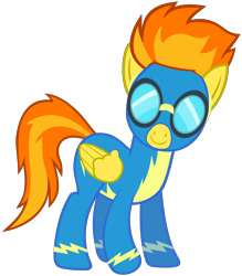 Size: 4430x5063 | Tagged: safe, artist:baumkuchenpony, derpibooru import, spitfire, .svg available, absurd resolution, clothes, goggles, simple background, transparent background, uniform, vector, wonderbolts