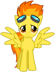 Size: 3883x5027 | Tagged: safe, artist:baumkuchenpony, derpibooru import, spitfire, .svg available, goggles, simple background, transparent background, vector