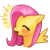 Size: 100x100 | Tagged: safe, artist:pohwaran, fluttershy, pegasus, pony, happy, icon, picture for breezies, simple background, solo, transparent background