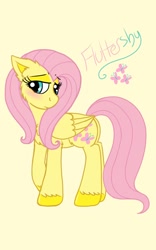 Size: 800x1280 | Tagged: safe, artist:php62, fluttershy, pegasus, pony, chest fluff, cute, fluffy, my little pony, shy, solo