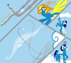 Size: 1280x1131 | Tagged: safe, artist:taharon, derpibooru import, soarin', spitfire, comic:the wonderbolts, comic