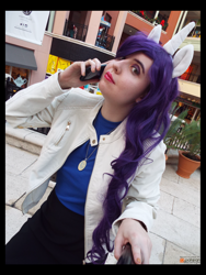 Size: 3456x4608 | Tagged: safe, artist:krazykari, rarity, human, absurd resolution, cellphone, clothes, cosplay, costume, high res, irl, irl human, phone, photo, solo