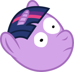 Size: 814x789 | Tagged: safe, artist:dipi11, derpibooru import, twilight sparkle, 8(, floating head, simple background, solo, transparent background, vector, wat