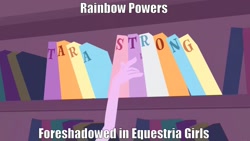 Size: 1920x1080 | Tagged: safe, derpibooru import, screencap, twilight sparkle, equestria girls, book, image macro, meme, rainbow power