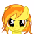 Size: 6000x6000 | Tagged: safe, artist:jlryan, derpibooru import, part of a set, spitfire, absurd resolution, messy mane, rapeface, simple background, transparent background, vector