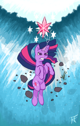 Size: 4640x7296 | Tagged: safe, artist:kattenfluga, derpibooru import, twilight sparkle, absurd resolution, element of magic, solo